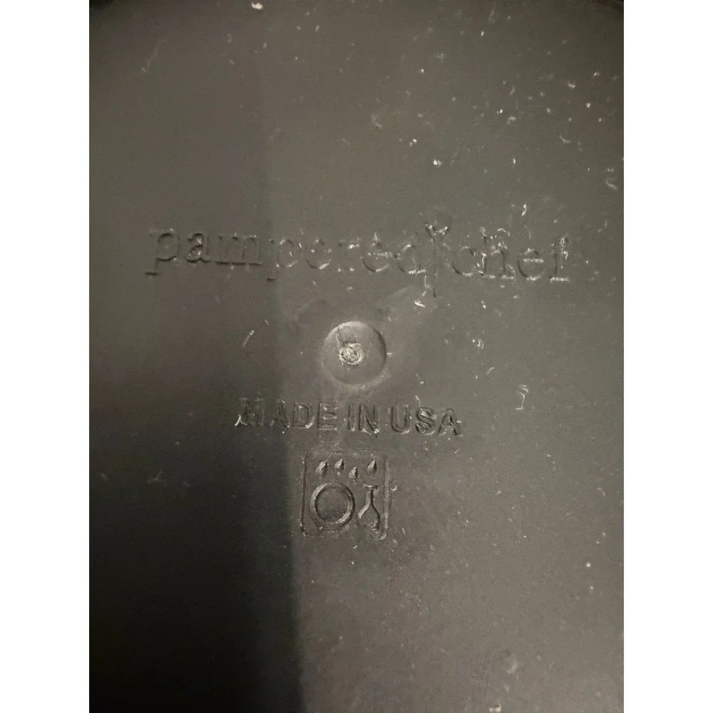 Pampered Chef‎ 2 Quart Micro-Cooker 100009 Black Microwave Steamer Strainer Lid